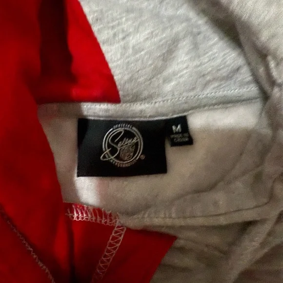 Selena Red and Gray Hoodie Set - Picture 5 of 9